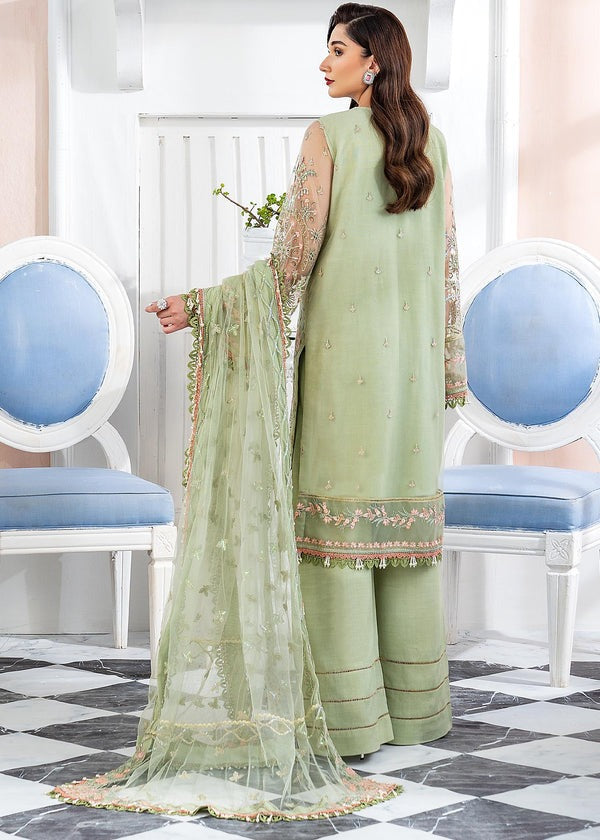 Elegance in Every Thread – Premium Net Embroidered Ensemble