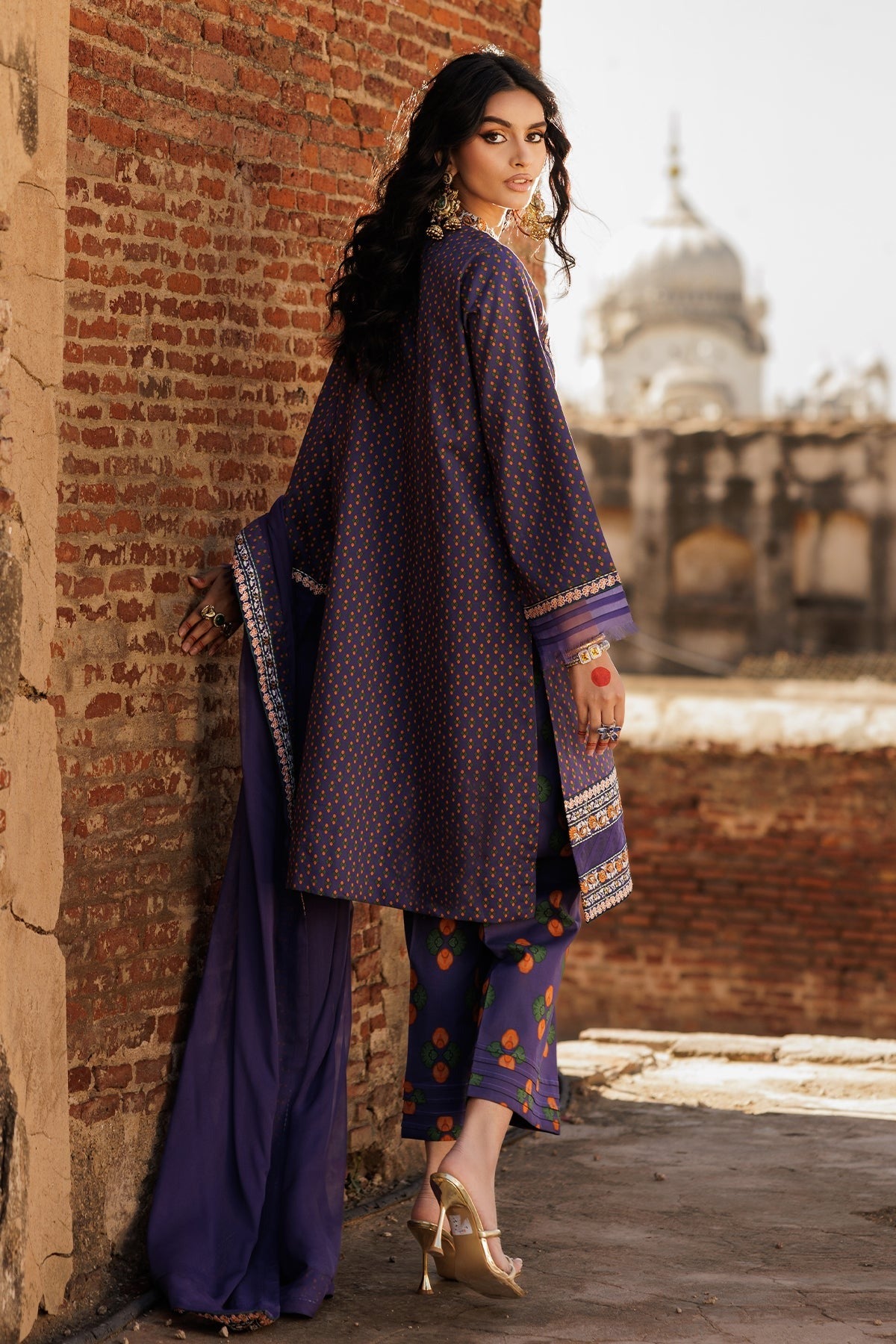 3-PC Embroidered Lawn Suit