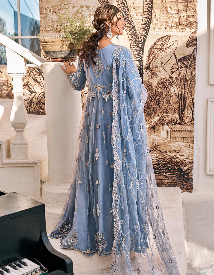 EMBROIDERED STITCHED 3 PIECE DRESS