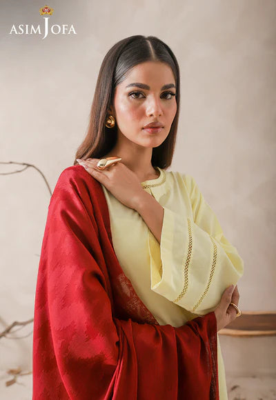 ZARI BORDER JACQUARD SHAWL 1 PC