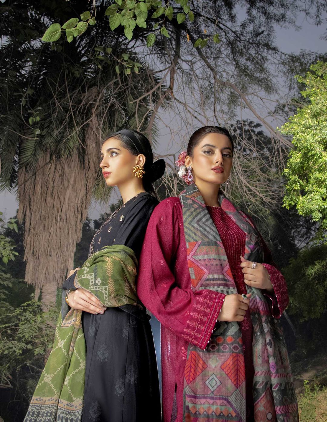 Classic Maroon Kurta Set with Traditional Motif Dupatta