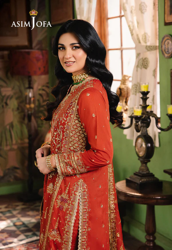 AJLP-04 EMBROIDERED TWISTED LAWN 3PCS