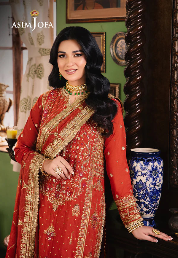 AJLP-04 EMBROIDERED TWISTED LAWN 3PCS