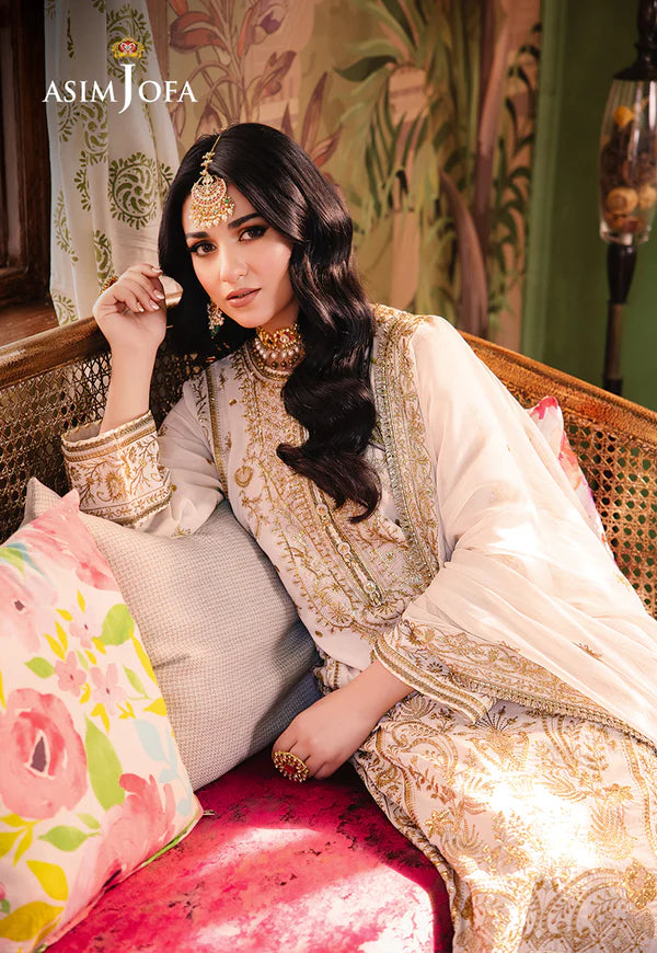AJLP-05 EMBROIDERED TWISTED LAWN 3PCS