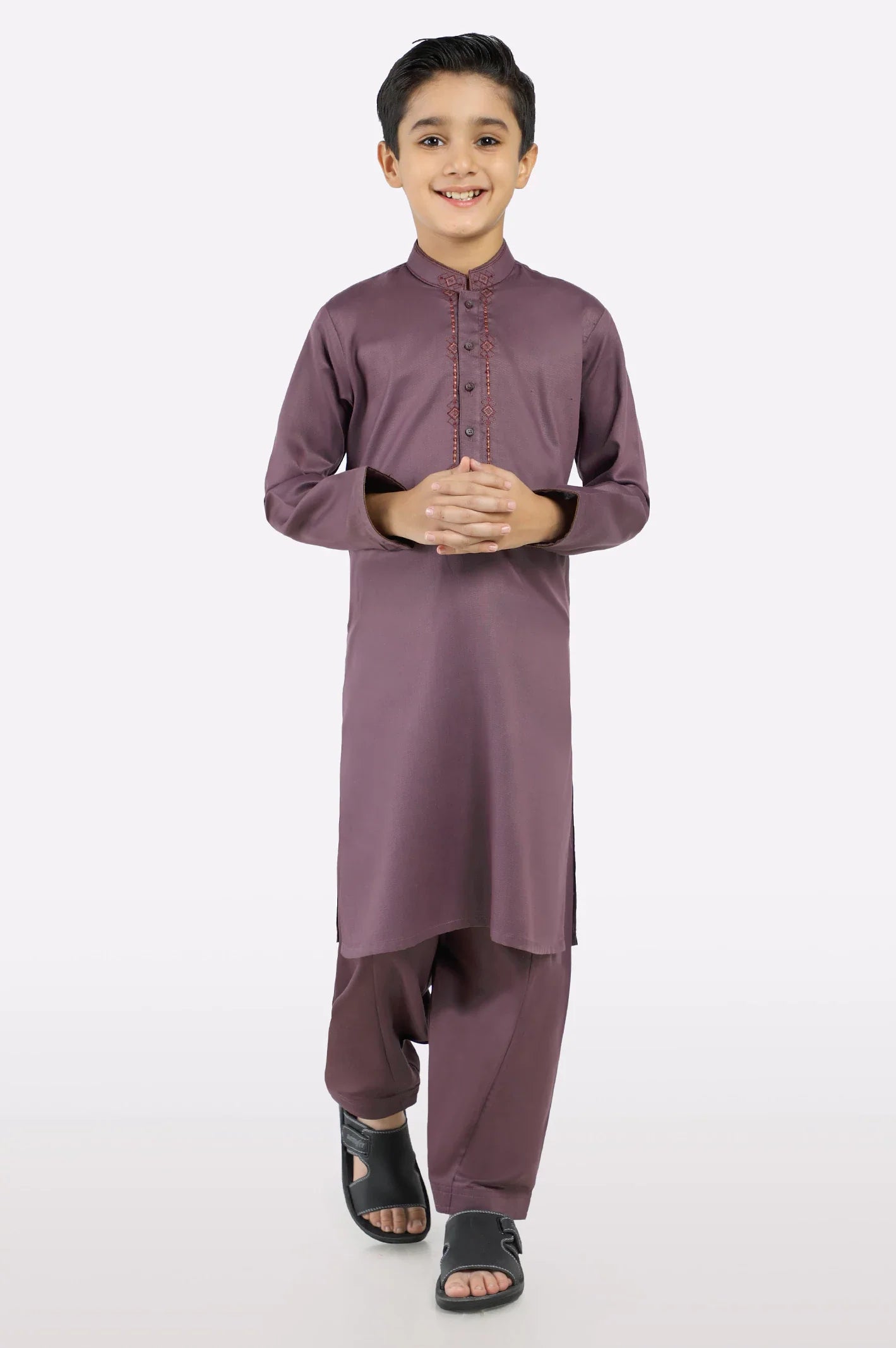 Light Purple Boys Kameez Shalwar