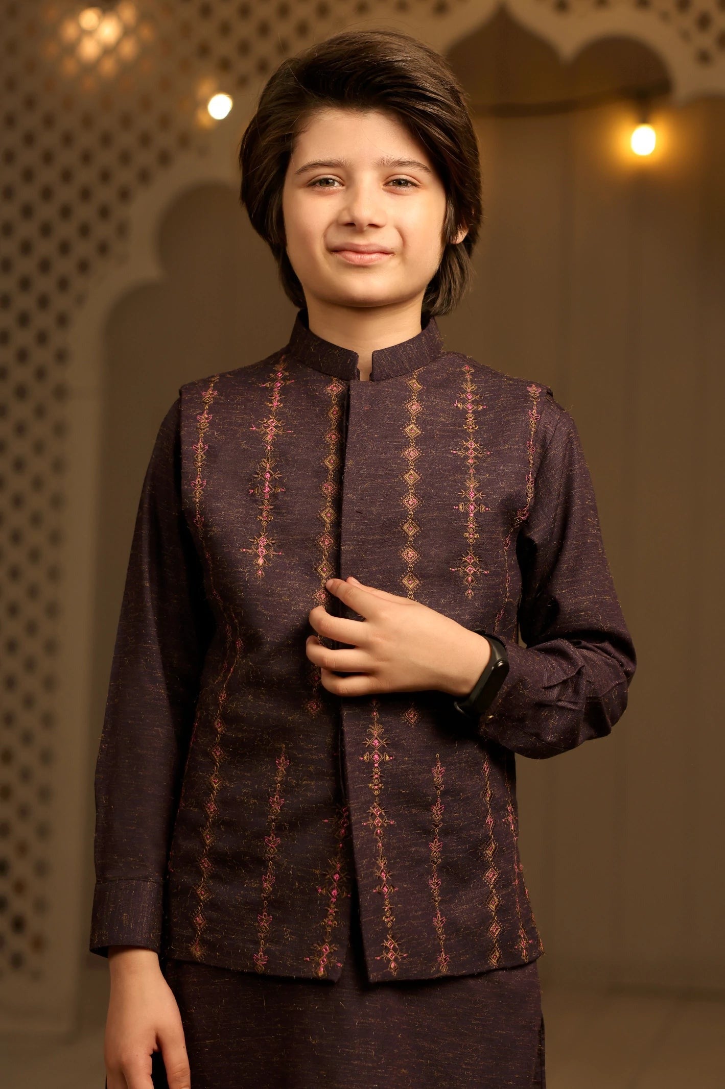 Kameez Shalwar With Waistcoat