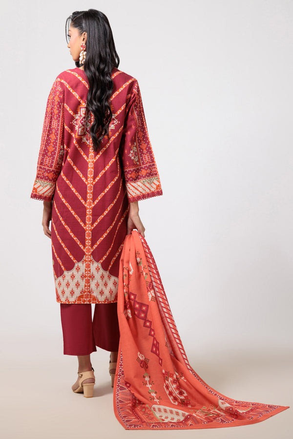 Elegant Winter Printed Heavy Khaddar Outfit
