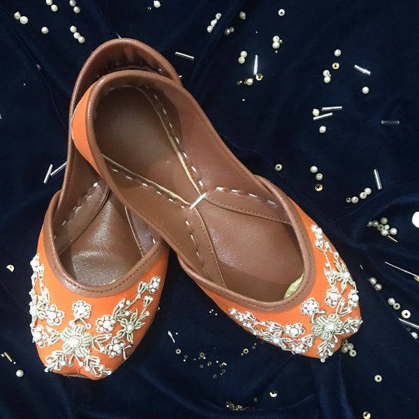 Poppy Orange Handmade Kids Khuss