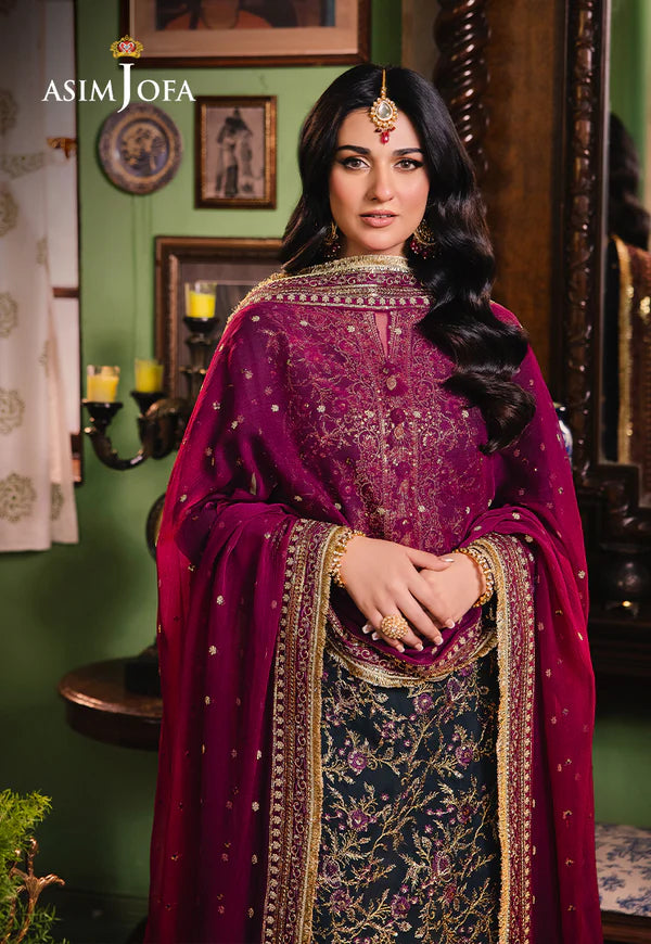 AJLP-01 EMBROIDERED TWISTED LAWN 3PCS