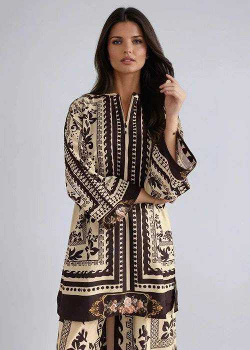 POLY GRIP SILK 2 PIECE DRESS
