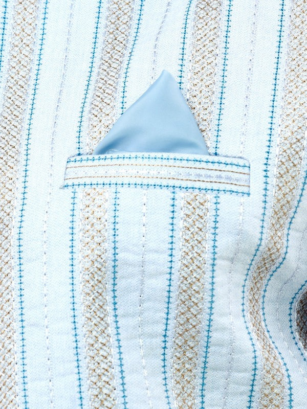 Men’s Cotton Embroidered Waistcoat – Regular Fit with Fancy Buttons