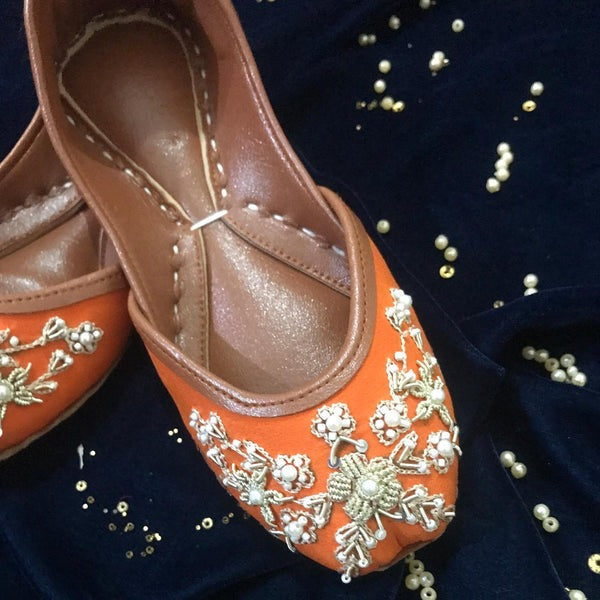 Poppy Orange Handmade Kids Khuss