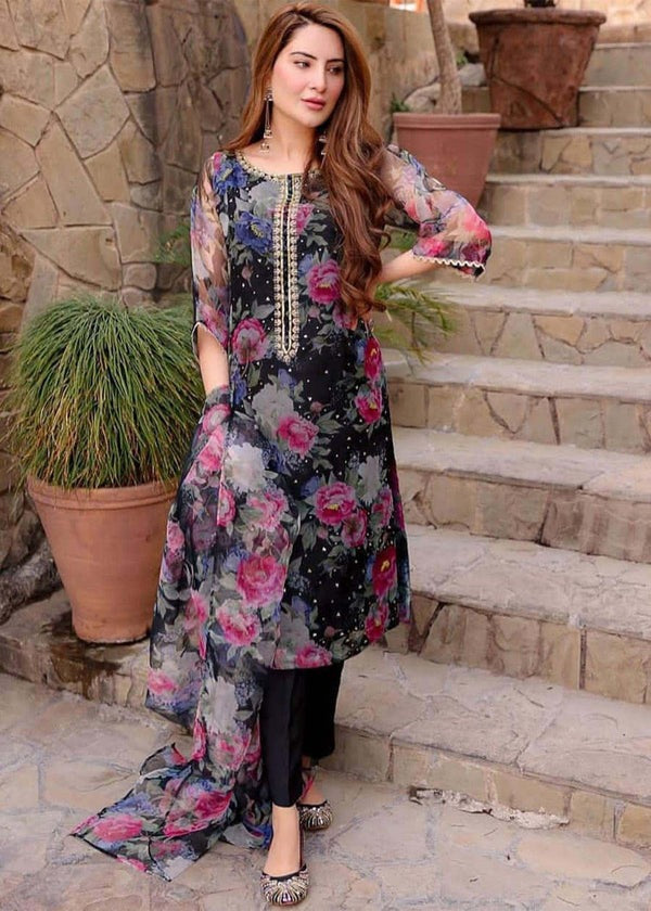 Black Silk Leather Khussa – Premium Handcrafted Footwear