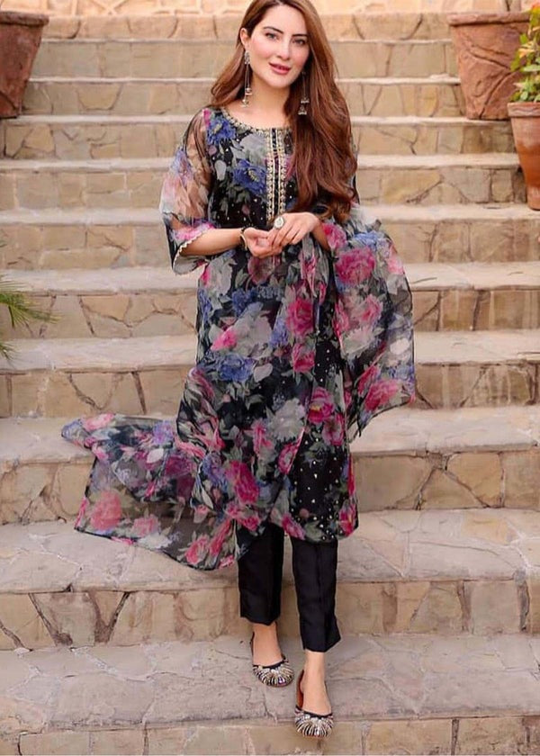 Black Silk Leather Khussa – Premium Handcrafted Footwear