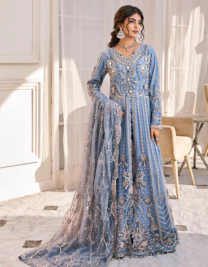 EMBROIDERED STITCHED 3 PIECE DRESS