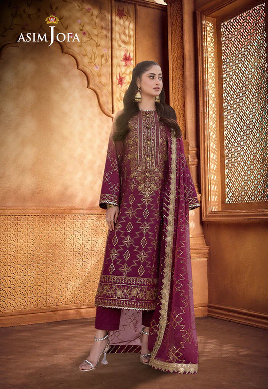 EMBROIDERED BOSKI SILK 3 PCS DRESS