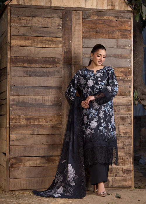 KHADDAR STITCHED 3 PIECE DRESS