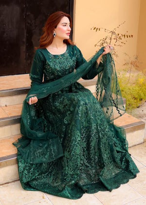 Royal Bloom – Bareeza Net Kalidaar with Embroidered Dupatta