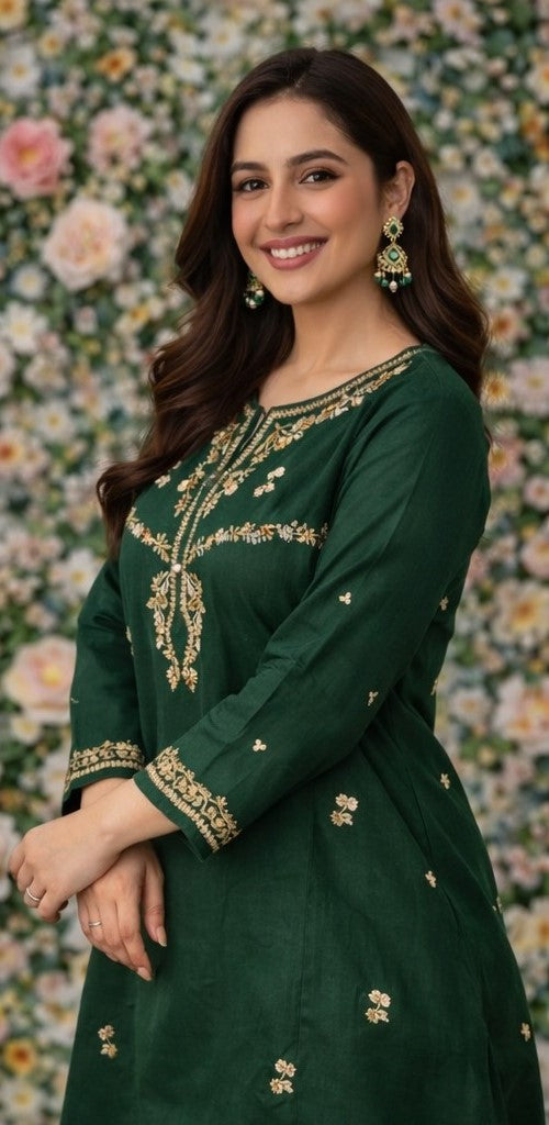 Timeless Elegance in Deep Green