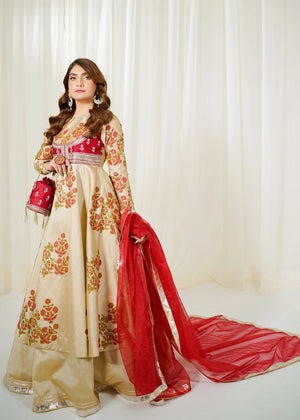 Fancy Bottom Style Flared Lehenga in Organza