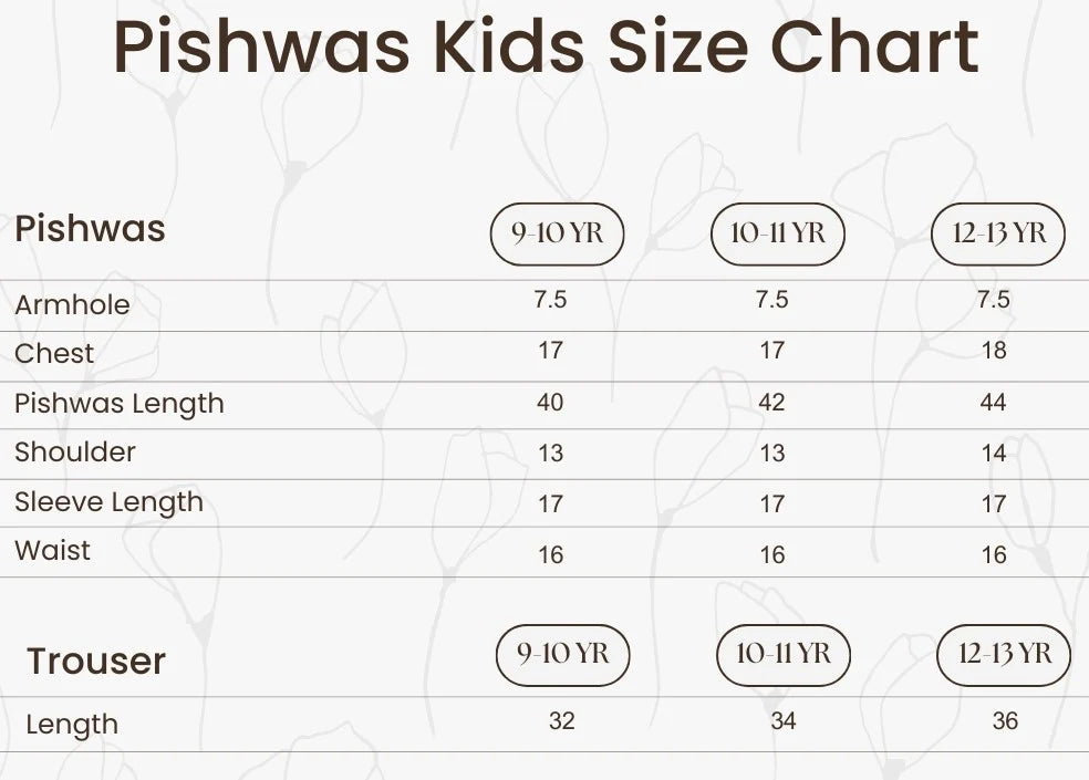 EMBROIDERED CHIFFON KIDS STITCHED 3 PIECE DRESS