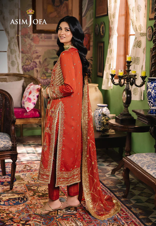 EMBROIDERED TWISTED LAWN 3 PIECE -(SIZE L)