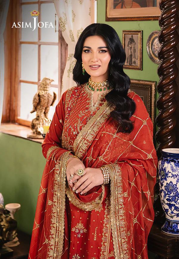 AJLP-04 EMBROIDERED TWISTED LAWN 3PCS