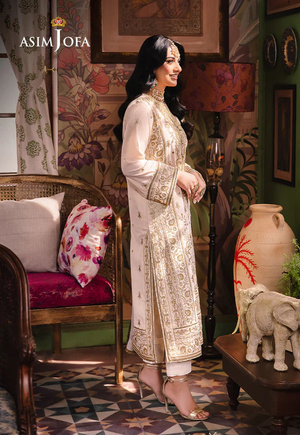 AJLP-05 EMBROIDERED TWISTED LAWN 3PCS