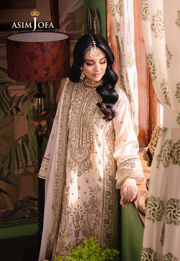 AJLP-05 EMBROIDERED TWISTED LAWN 3PCS