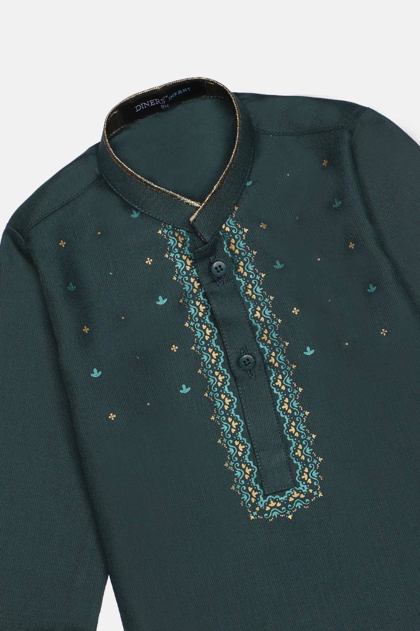 Dark Green Infant Kurta Shalwar