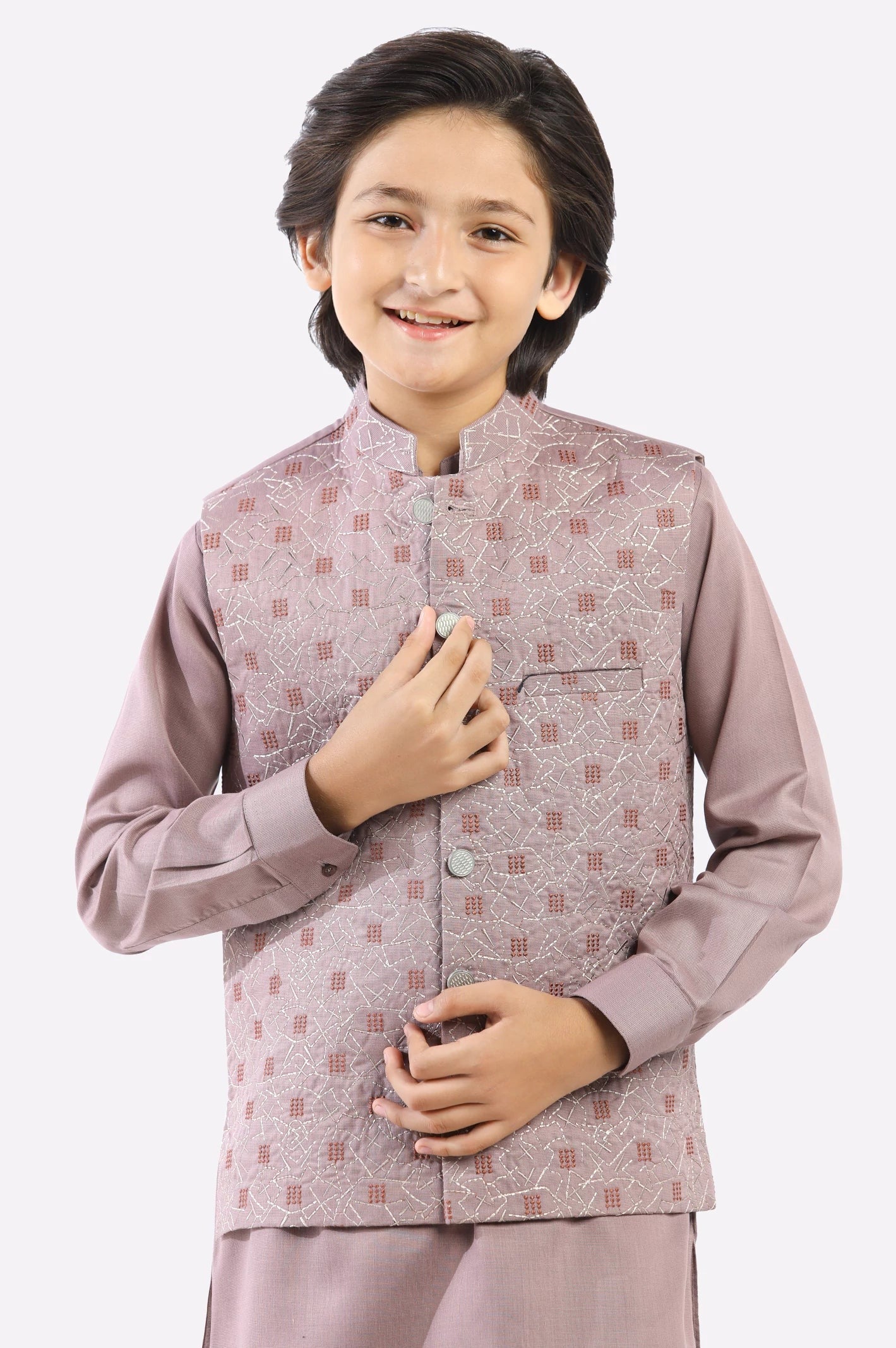 Kurta Shalwar With Waistcoat for Boys