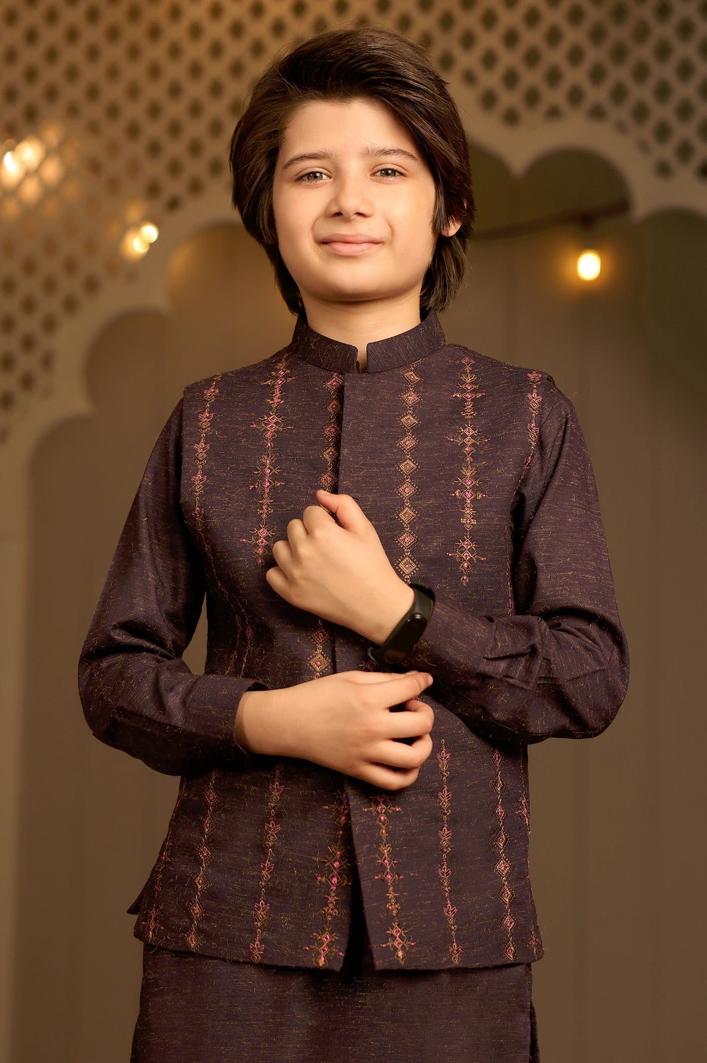 Kameez Shalwar With Waistcoat