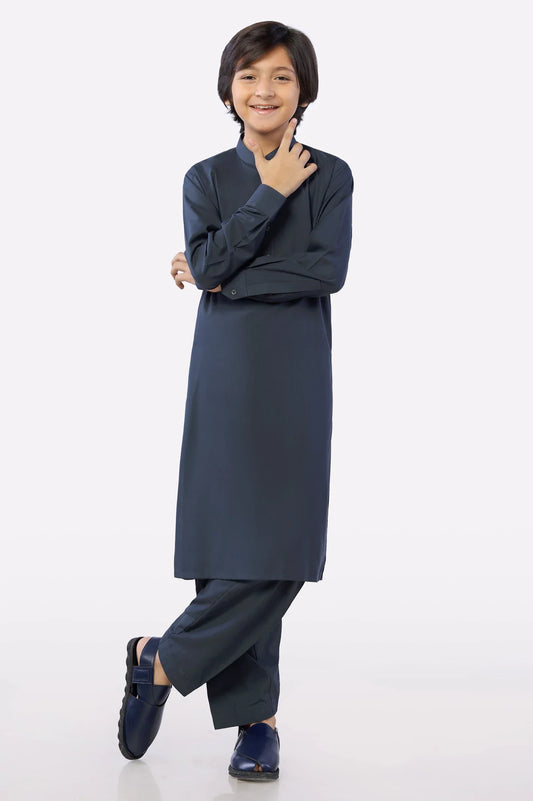 Dark Grey Boys Kameez Shalwar