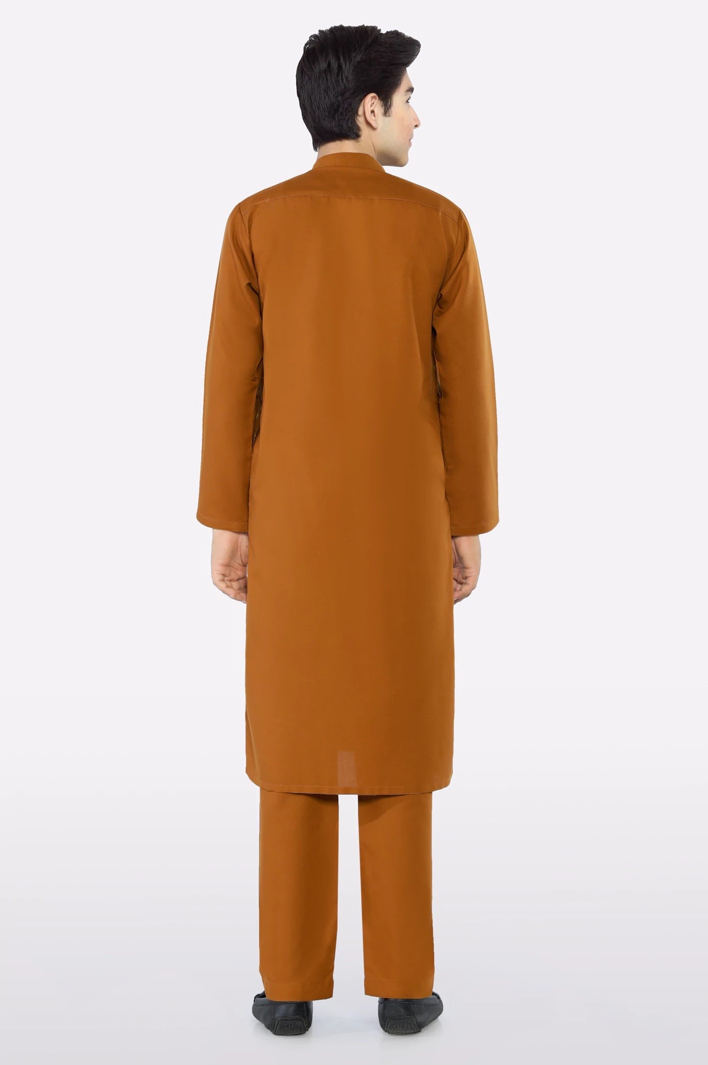 Rust Teens Kurta Pajama