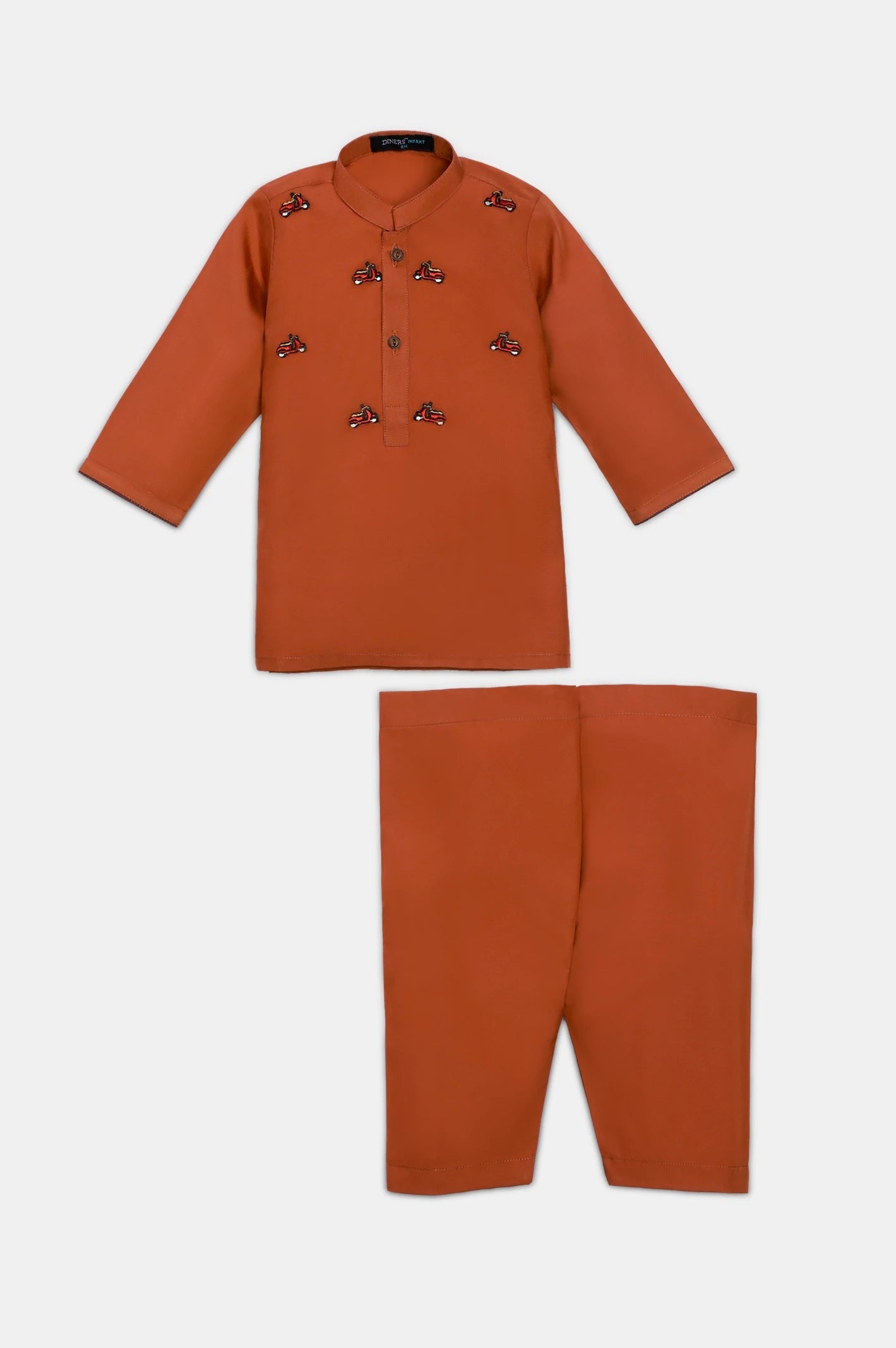 Rust Infant Kurta Shalwar