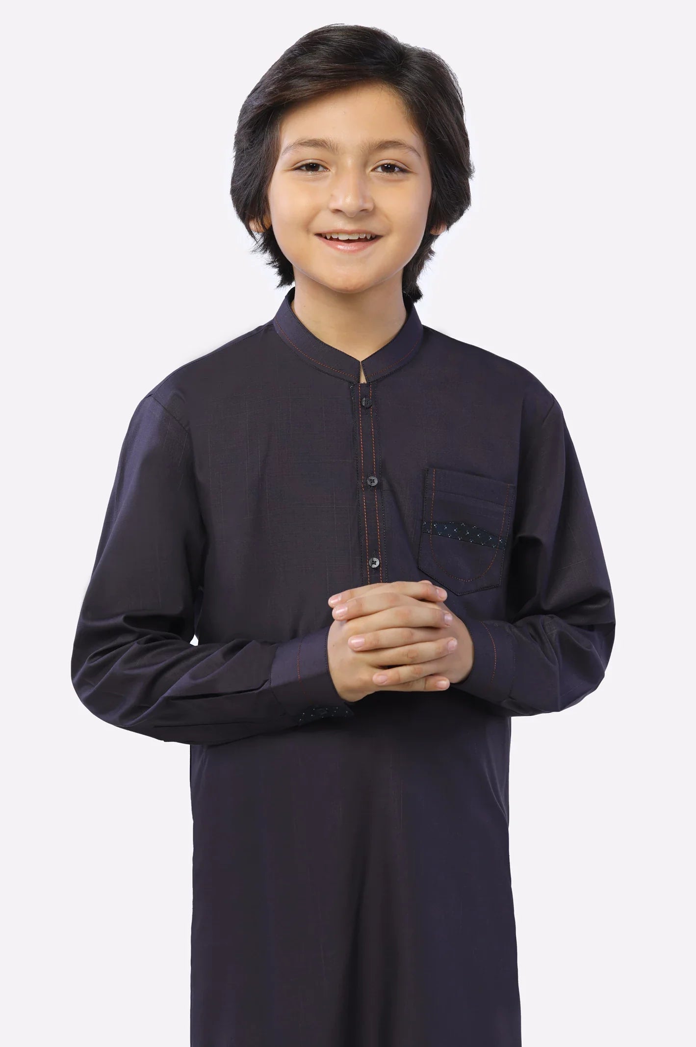 Dark Purple Boys Kameez Shalwar