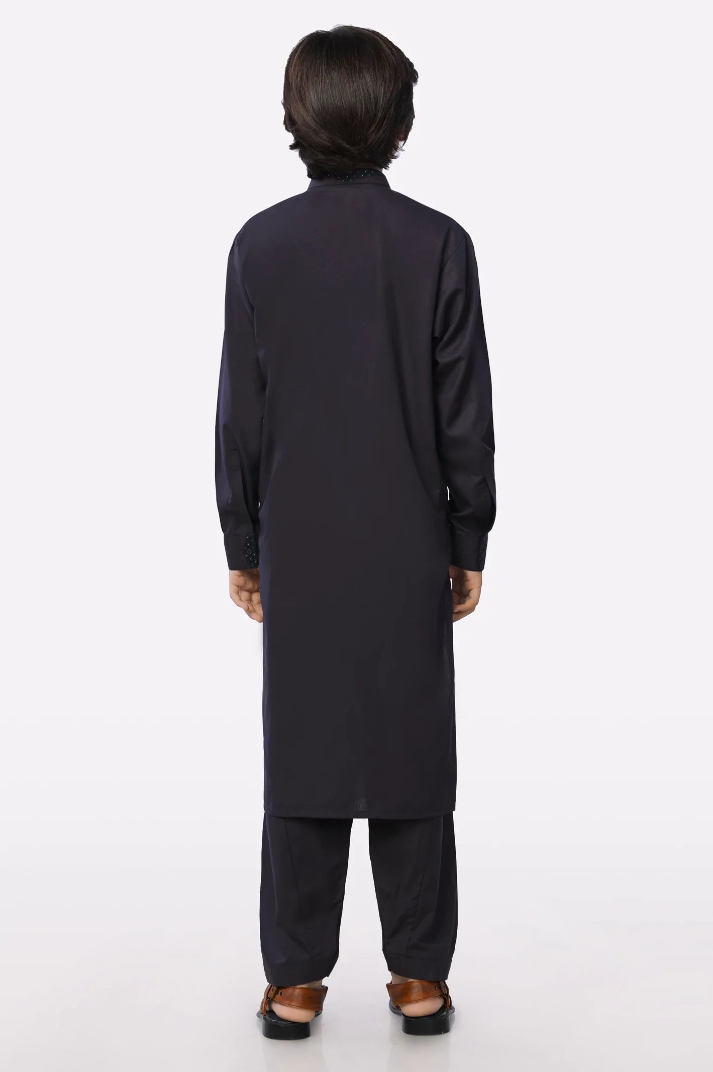 Dark Purple Boys Kameez Shalwar