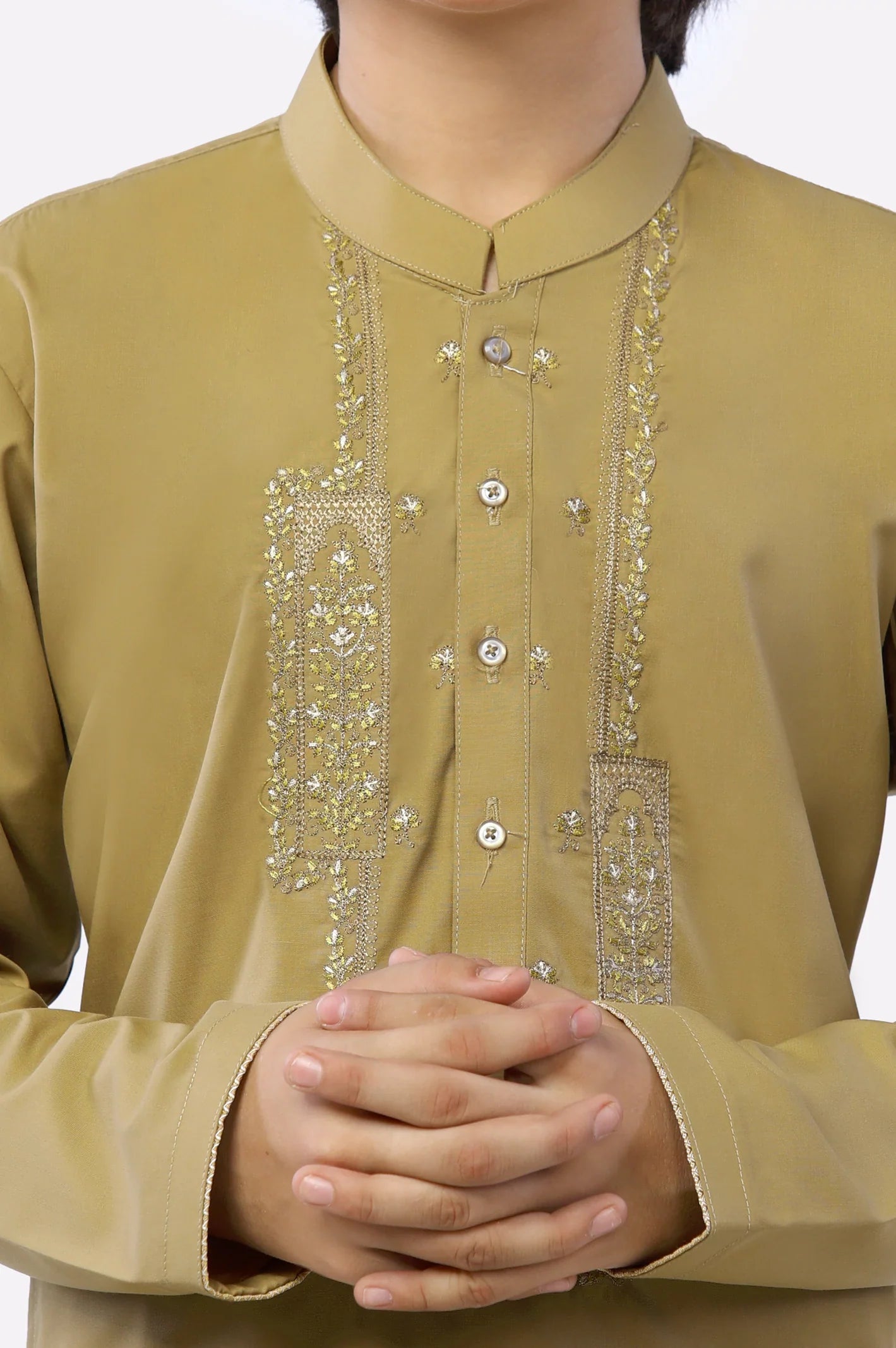Mustard Boys Kurta Shalwar