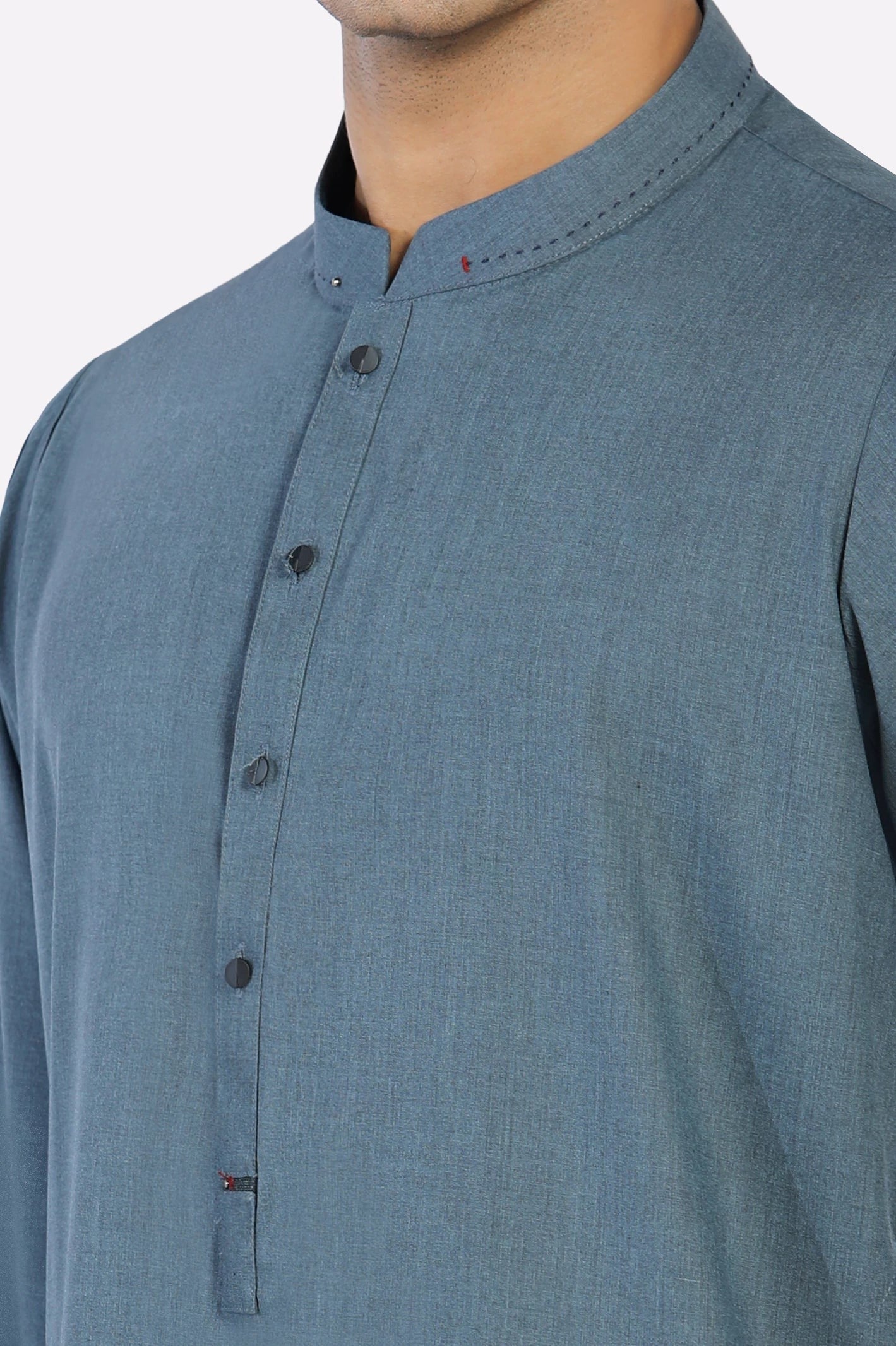 Blue Wash & Wear Kurta Pajama