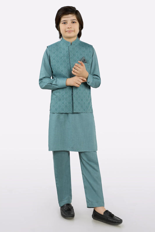 Kurta Pajam With Waistcoat