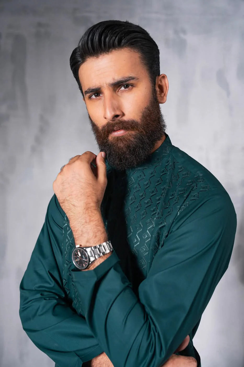 Slim Fit Embroidered Kurta Shalwar