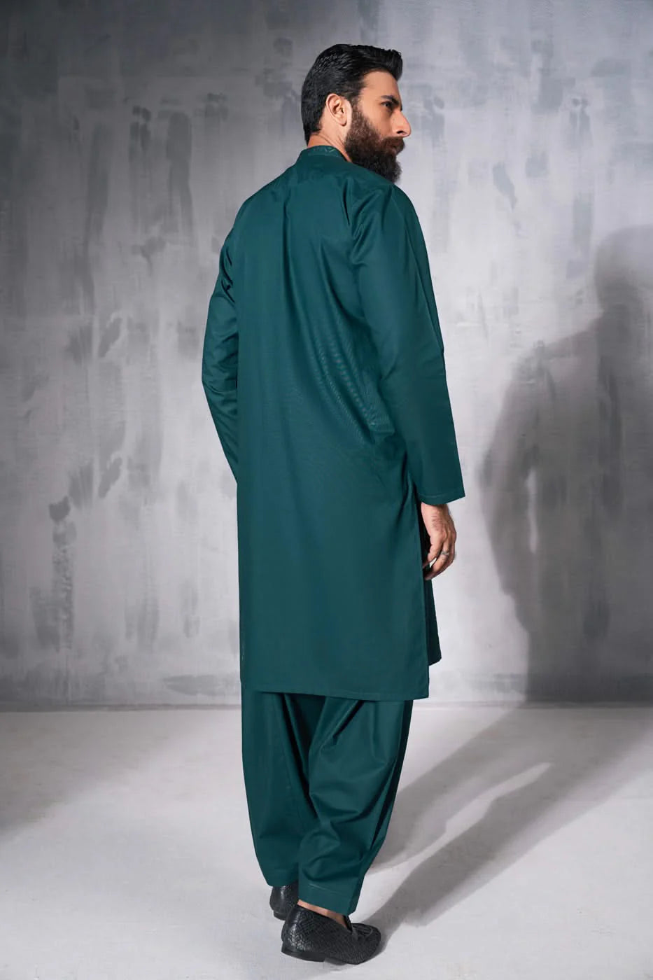 Slim Fit Embroidered Kurta Shalwar