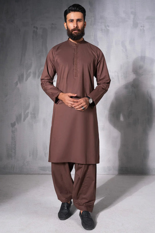 Slim Fit Embroidered Kurta Shalwar
