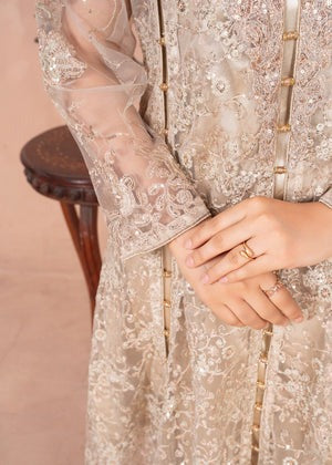 Cinderella Cream Embroidered Pishwas – 4 Piece Luxury Set