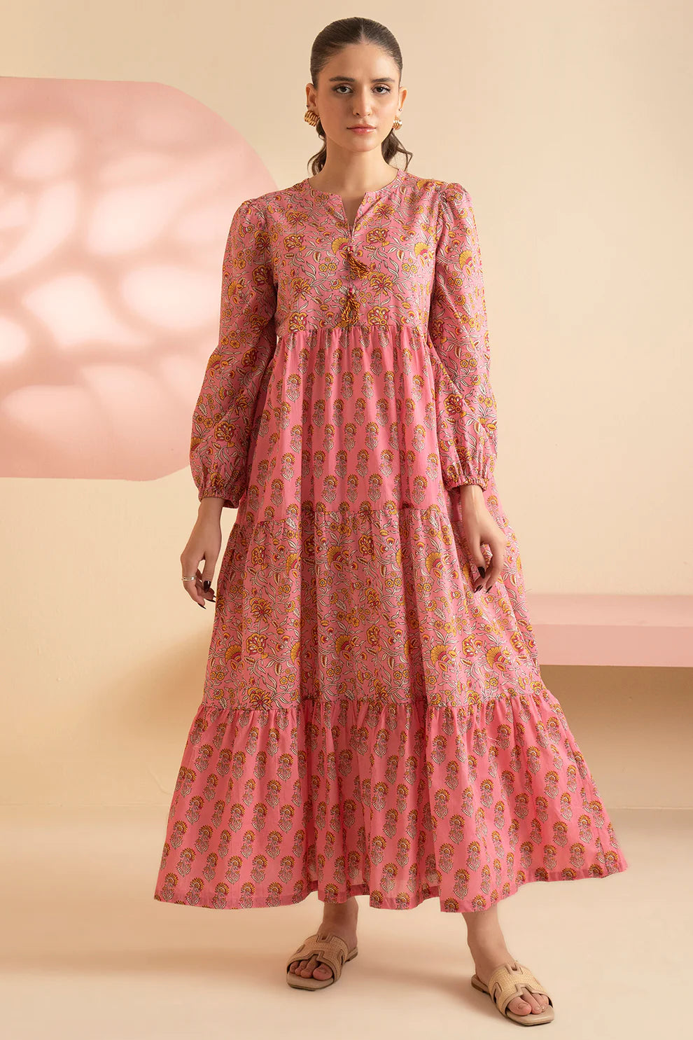 Blush Breeze Lawn Tunic