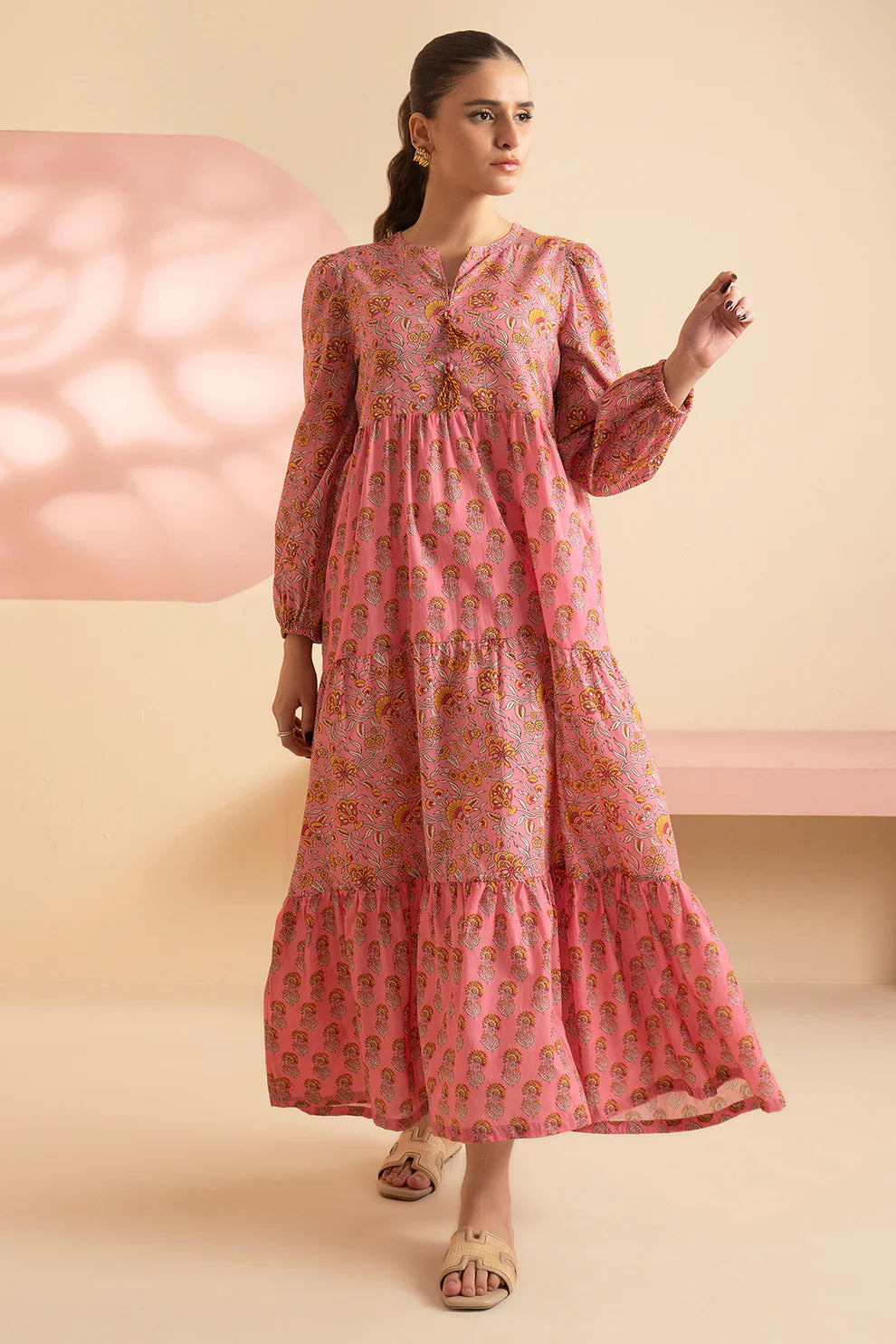 Blush Breeze Lawn Tunic