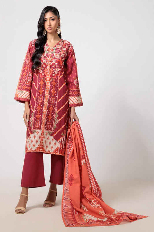 Elegant Winter Printed Heavy Khaddar Outfit