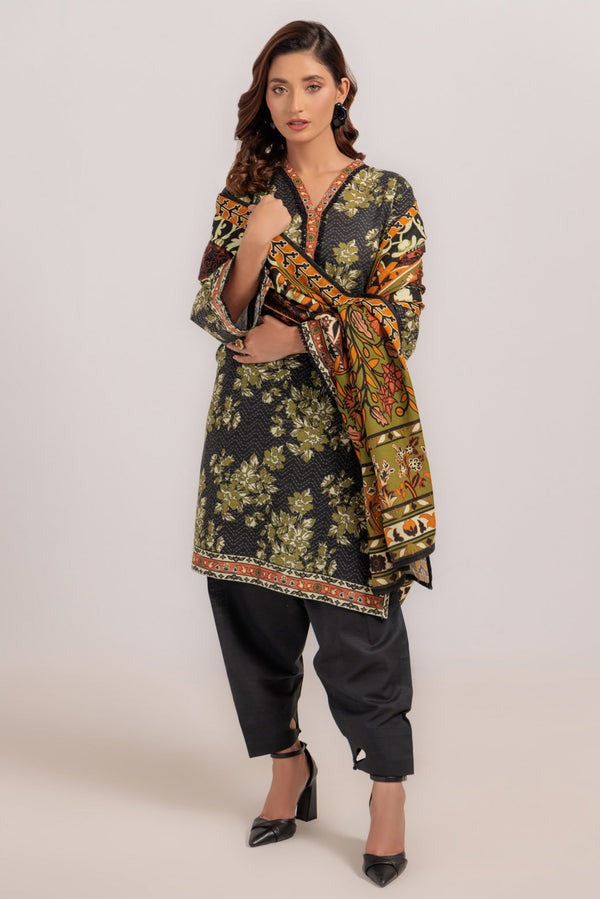 Elegant Winter Wear Printed Heavy Khaddar Suit