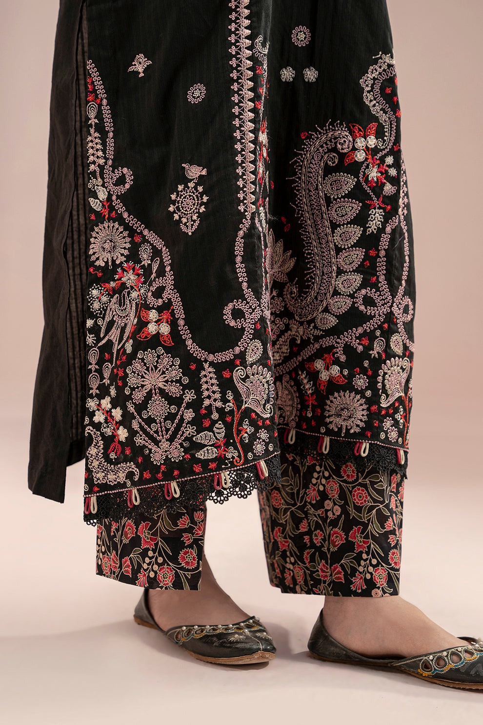 Embroidered 3 Piece Dress - Shirt Shalwar Dupatta