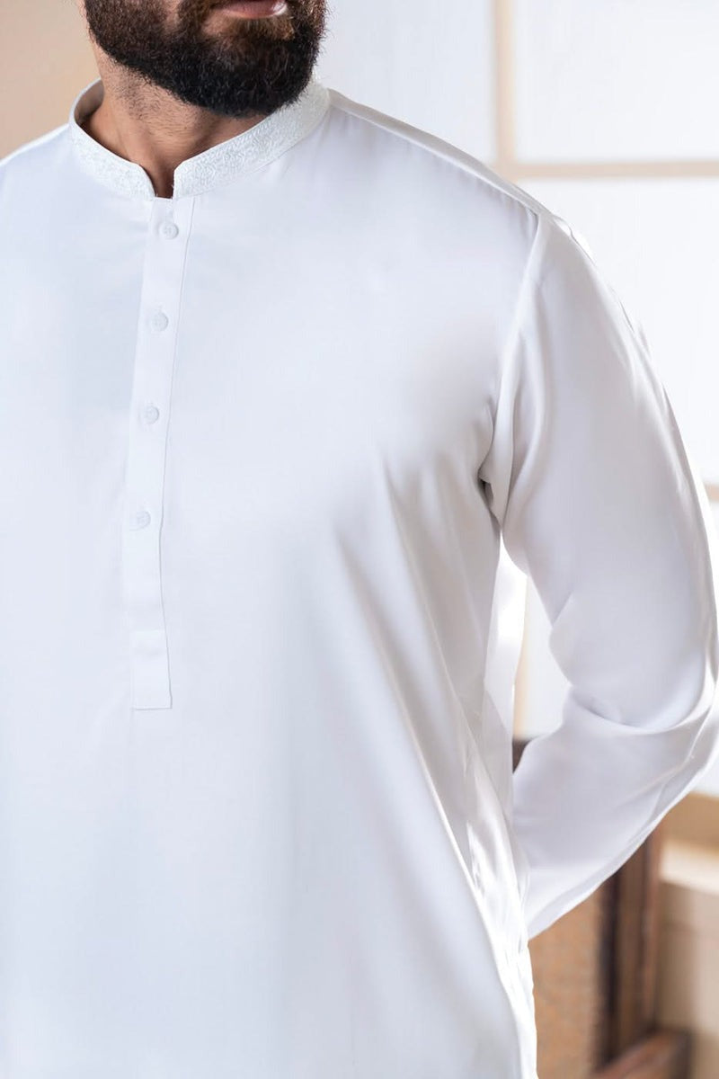 Embroidered Blended Kameez & Shalwar – Elegant 2-Piece Eastern Wear